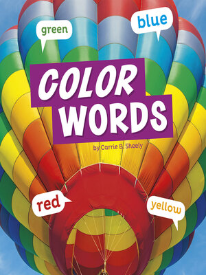 cover image of Color Words